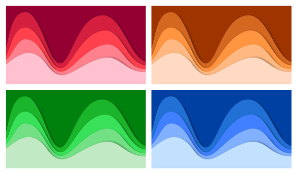 设置3d抽象背景和剪纸形状图片下载