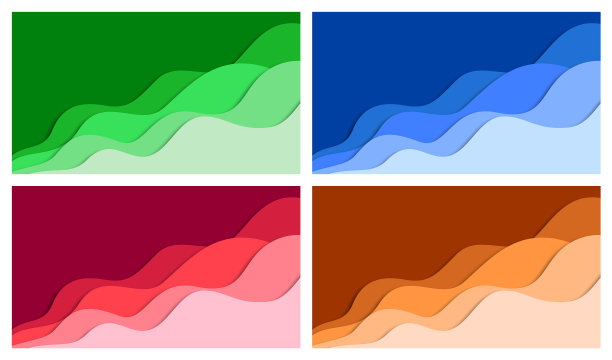 设置3d抽象背景和剪纸形状图片下载
