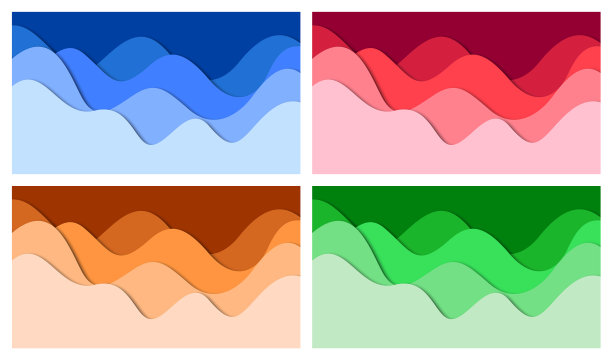 设置3d抽象背景和剪纸形状图片下载