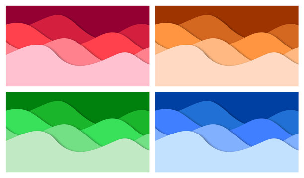 设置3d抽象背景和剪纸形状图片下载