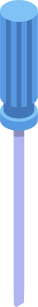修理螺丝起子图标等距样式图片下载