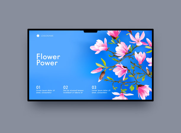 登陆页面设计与粉红色的樱花图片下载