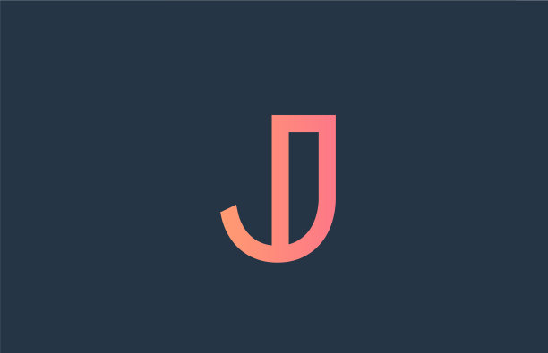 粉色字母标志j图标为公司和图片下载