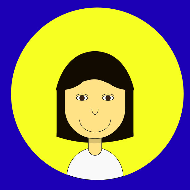 黑头发的女孩穿着白衬衫化身图片下载