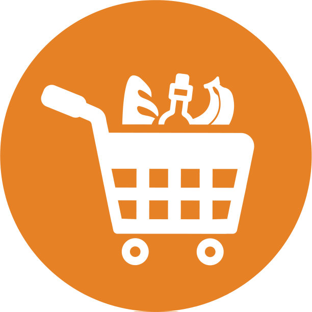 购物车与产品图标设计图片下载