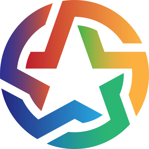 圆形星标志图片下载