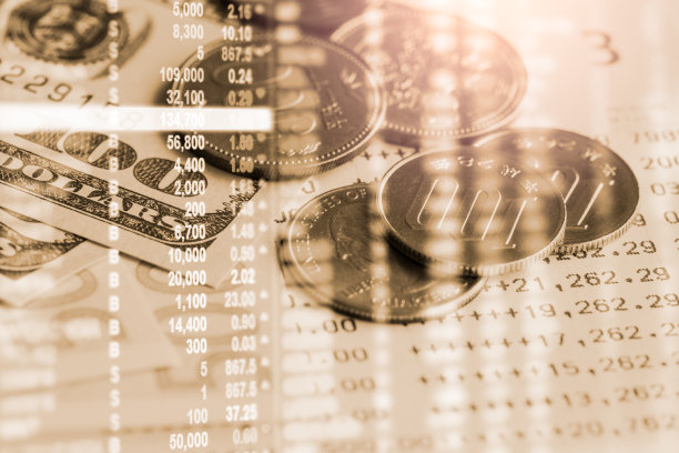 股票市场或外汇交易图形和烛台图表适合金融投资的概念。经济趋势背景的商业理念和所有的艺术作品设计。抽象的金融背景。图片下载