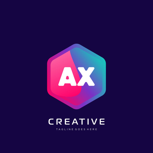 Ax初始标志与彩色模板图片下载