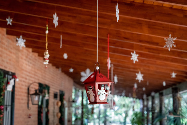 圣诞装饰，圣诞老人来了图片下载