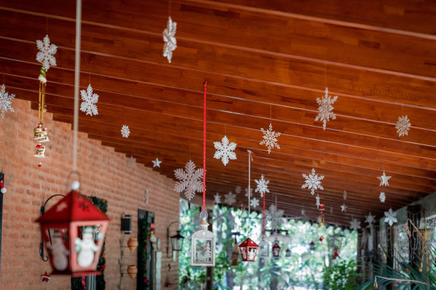 圣诞装饰，圣诞老人来了图片下载