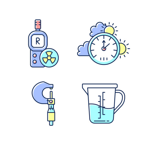 测量工具RGB颜色图标设置图片下载