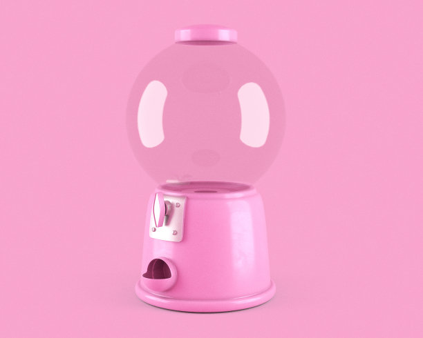 口香糖机、孤立图片下载