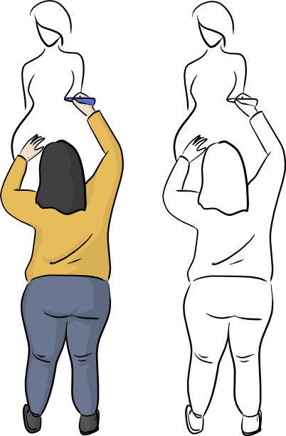 胖女人画漂亮好看的女人图片下载