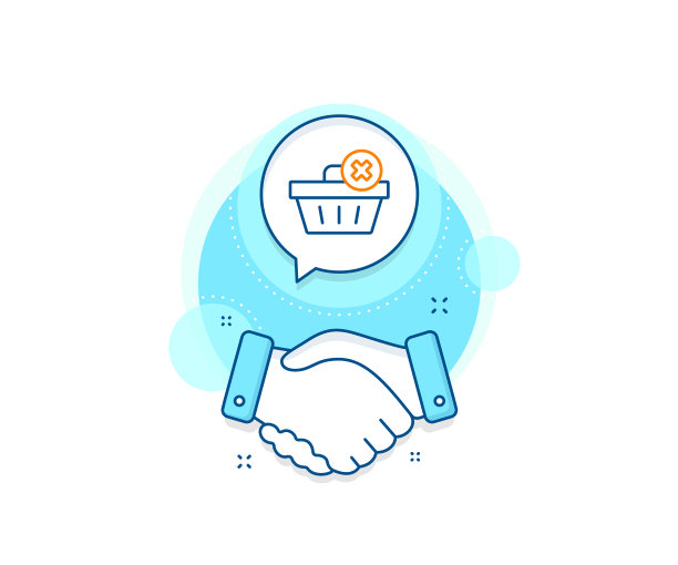 删除网上购物的购物车线图标图片下载