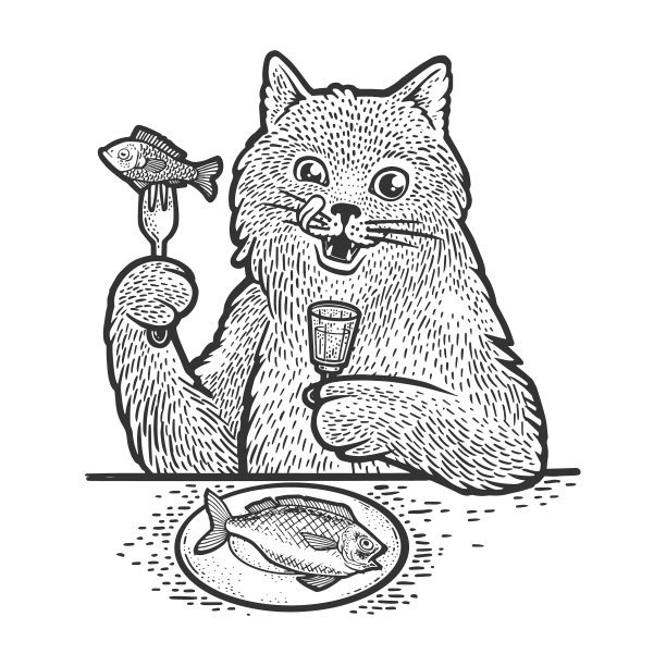 巨兽猫草图图片下载