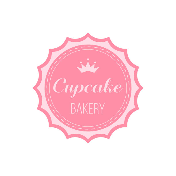 粉色的圆形标签图片下载