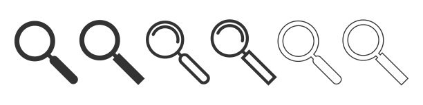 放大镜图标循环图标搜索图片下载