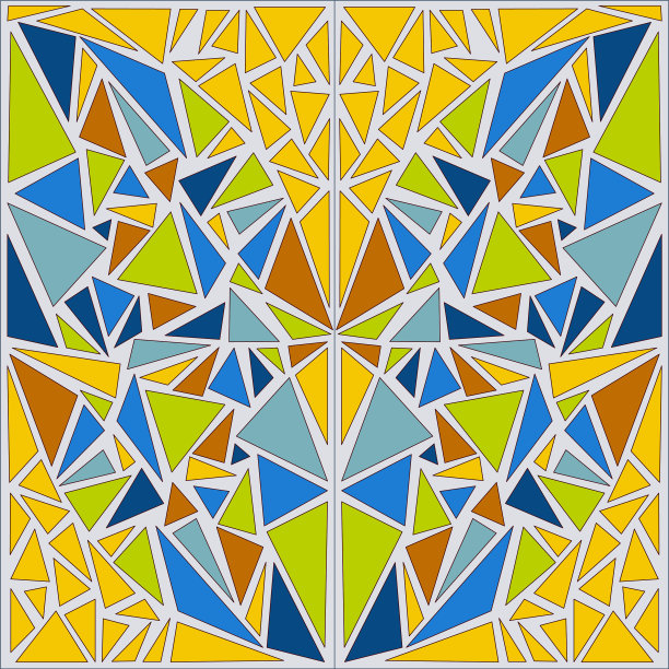 马赛克广场的翅膀图片下载