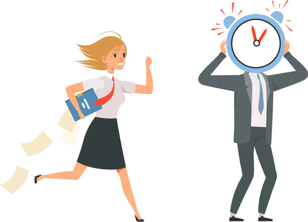 经理角色包括办公室职员和截止日期图片下载