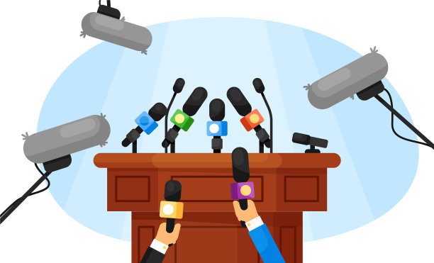 新闻发布会孤立无发图片下载