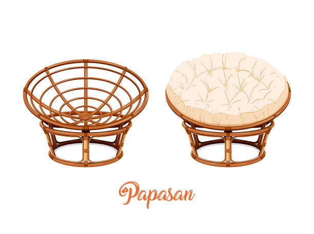 亚洲月亮椅papasan图片下载