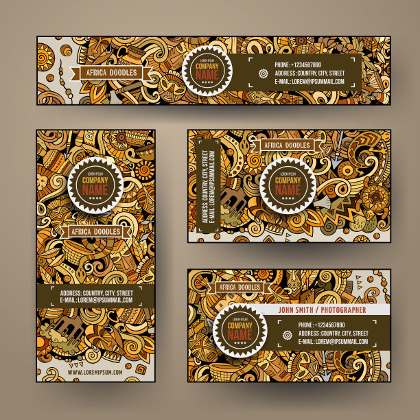 企业标识模板集图片下载