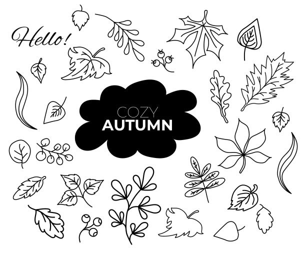 集秋素描涂鸦之图片下载