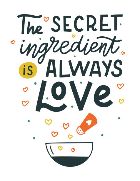 厨房的手刻字图片下载