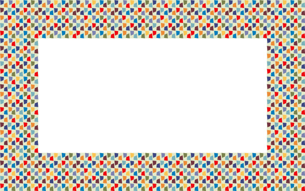 马赛克矩形框架图片下载