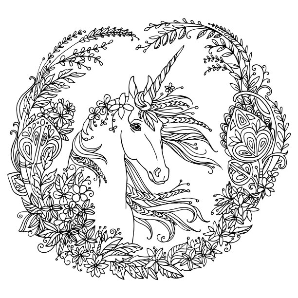 着色独角兽7图片下载