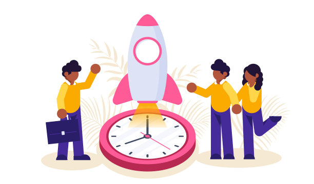 概念企业创业，商人和图片下载