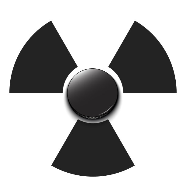 带有冰球的辐射符号图片下载