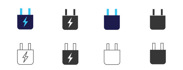 充电器插头设备图标为智能手机图标图片下载