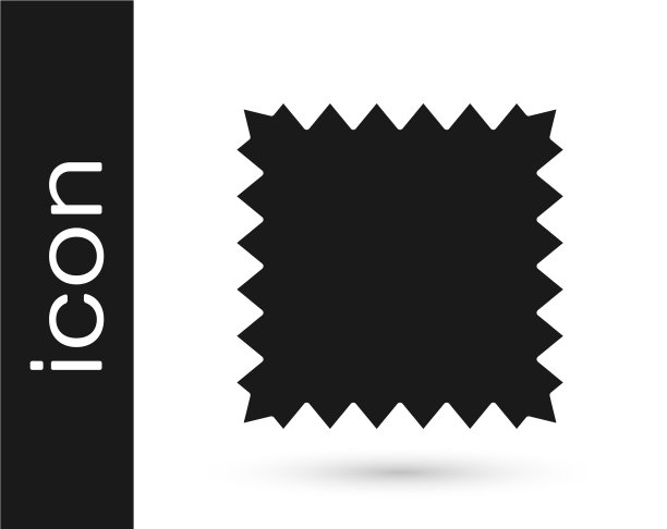 灰色皮革图标孤立在白色背景图片下载