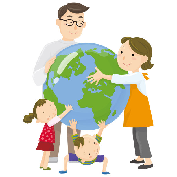 一个热爱和珍惜地球的家庭图片下载