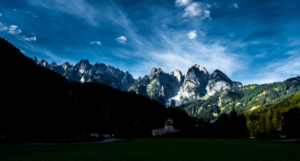 奥地利阿尔卑斯山的达赫斯坦峰图片下载