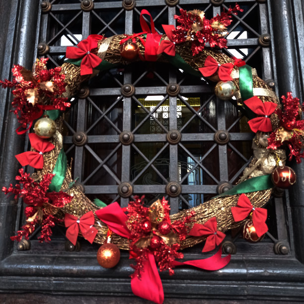 圣诞花环图片下载