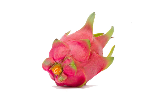 火龙果孤立在白色背景上图片下载