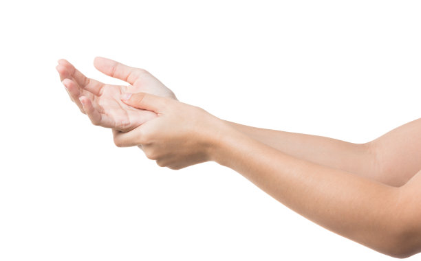 女性手孤立的背景图片下载