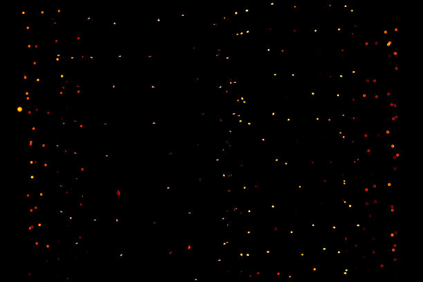 黑色背景上的散焦光点，模糊的抽象图案，背景虚化图片下载