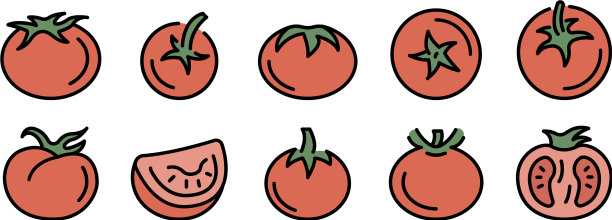番茄图标设置平图片下载