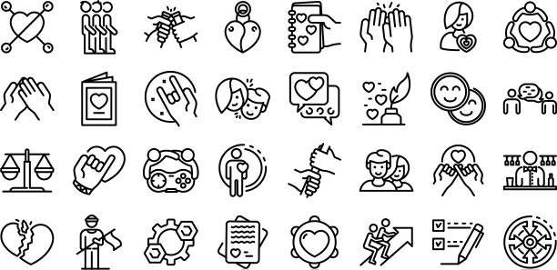 信任图标设置大纲样式图片下载