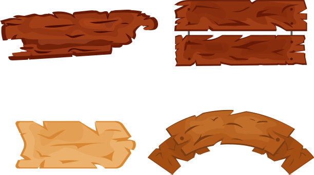 设置各种形式的木牌广告图片下载