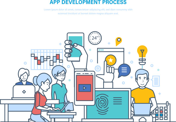 应用程序开发过程信息技术图片下载