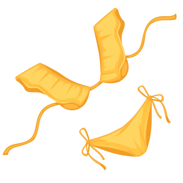 优雅的泳装适合女性夏季的流行趋势图片下载