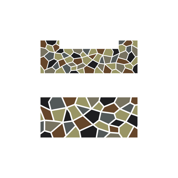 石材墙标志设计插图图片下载