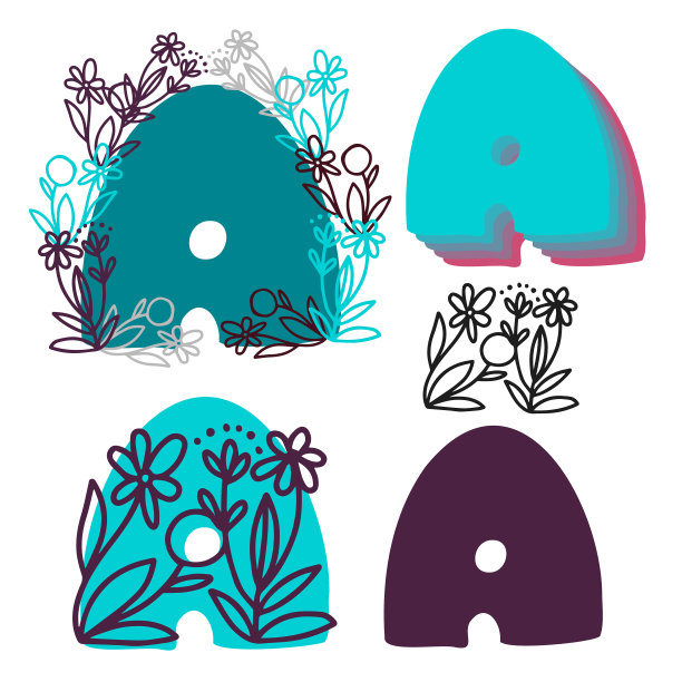 孤立set letter a English图片下载