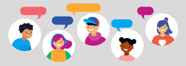 回归校园背景多元化理念图片下载