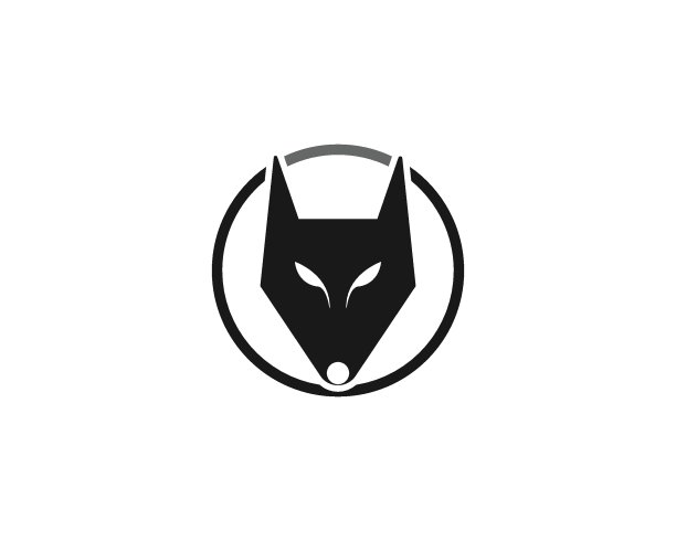 狼标志模板图片下载