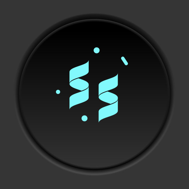 圆形背景上的黑色按钮平面图标。建筑施工保险黑圈矢量图标图片下载